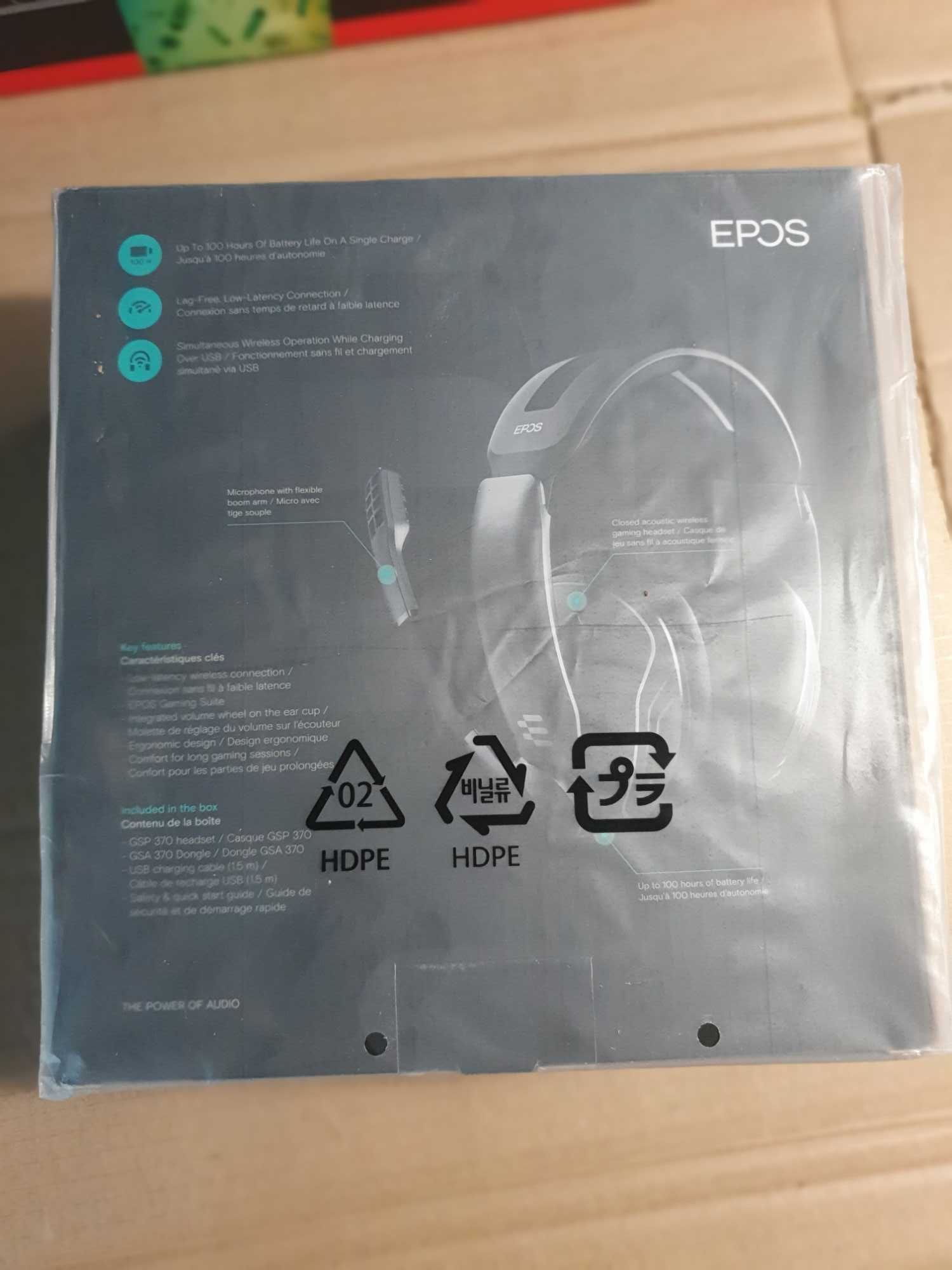 EPOS SENNHEISER GSP 370 Zestaw słuchawkowy Bezprzewodowy NOWY
