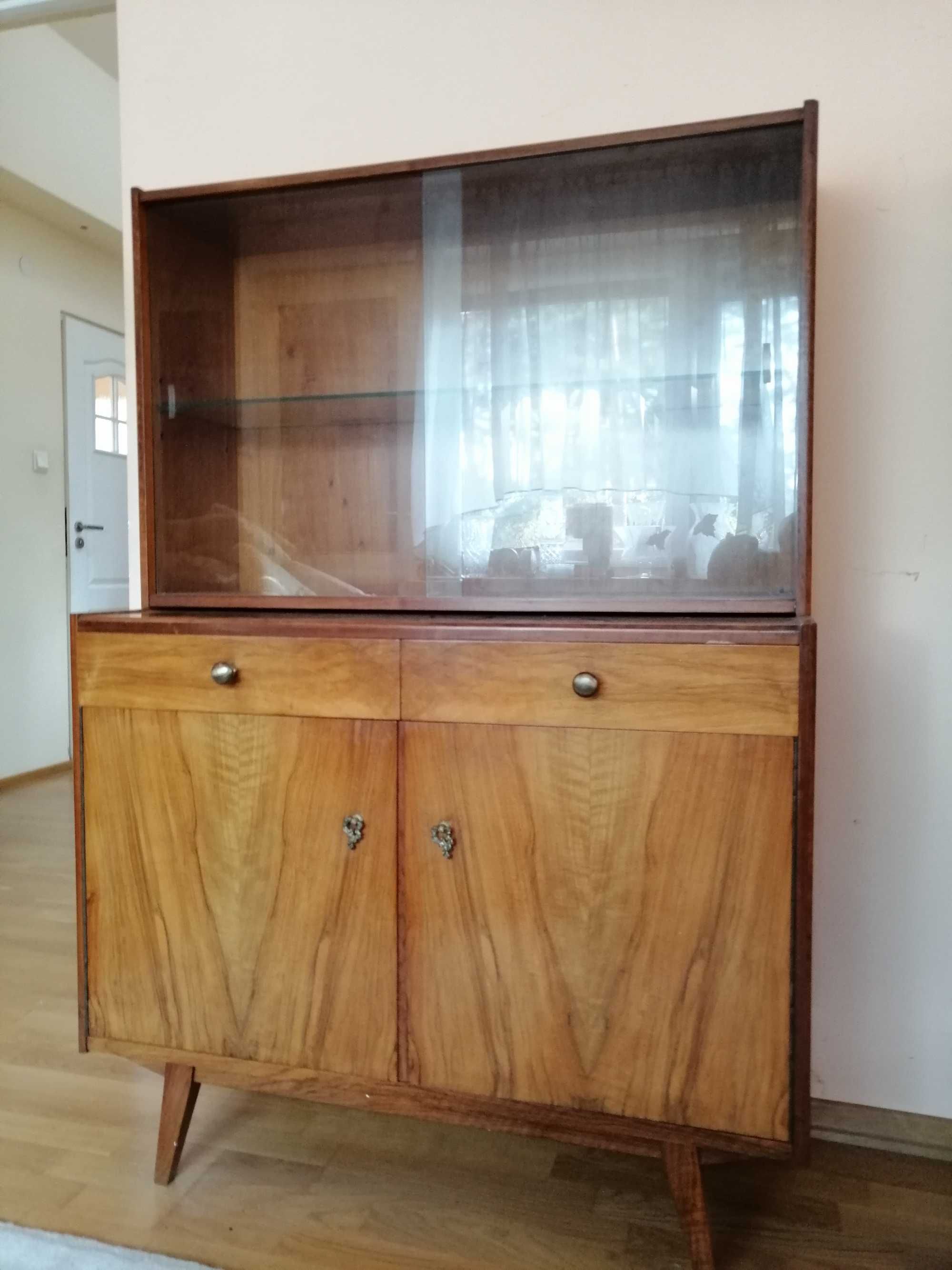 Serwantka, witryna, biblioteczka vintage, modern classic, lata 60te