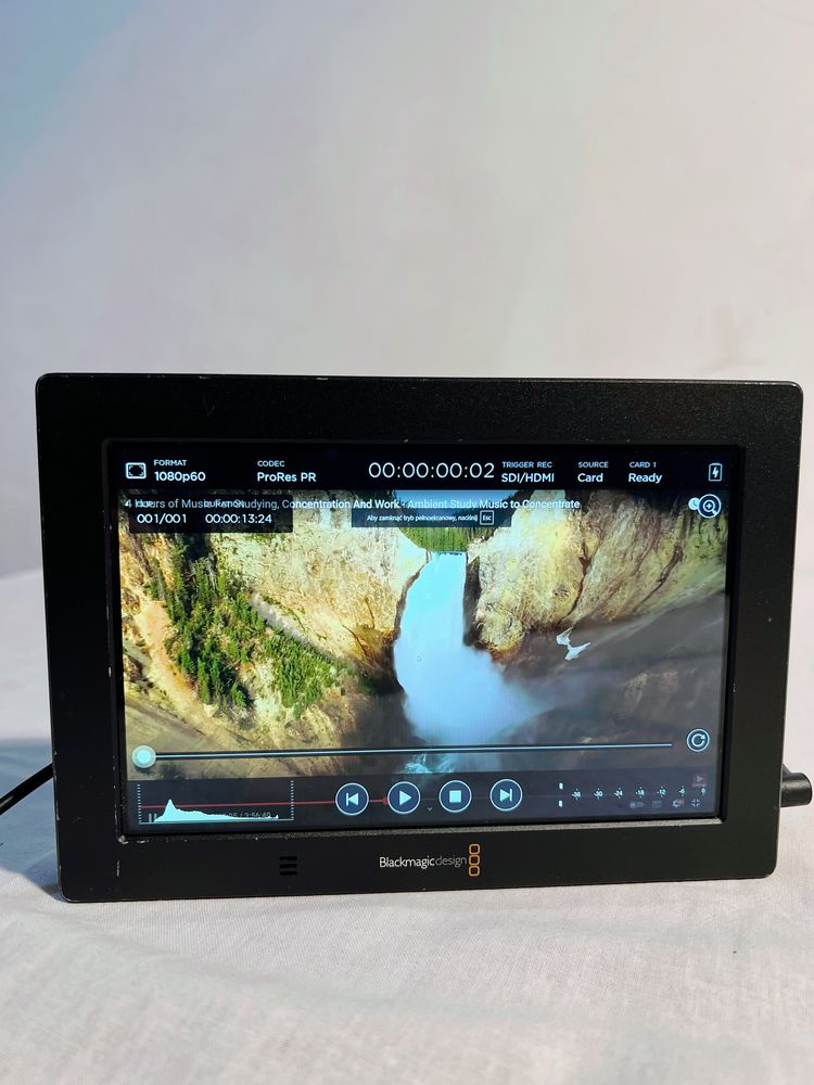 Monitor 7” blackmagic video assist