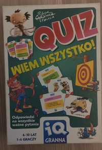 Gra dla dzieci ,quiz wiem wszystko 6-10 lat