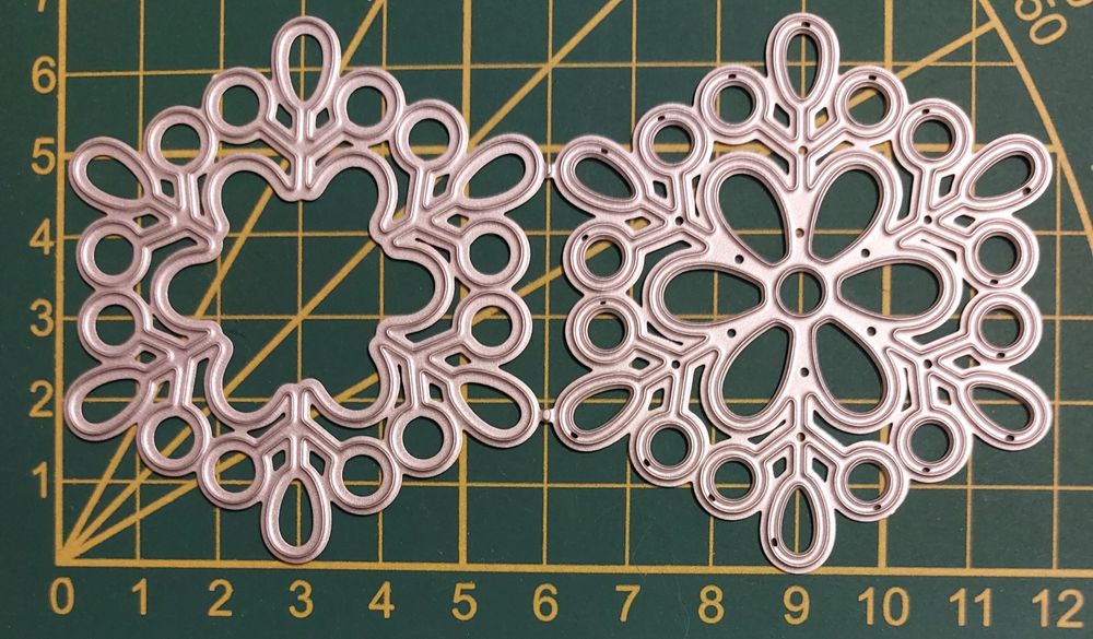 1878. Wykrojnik śnieżynki scrapbooking