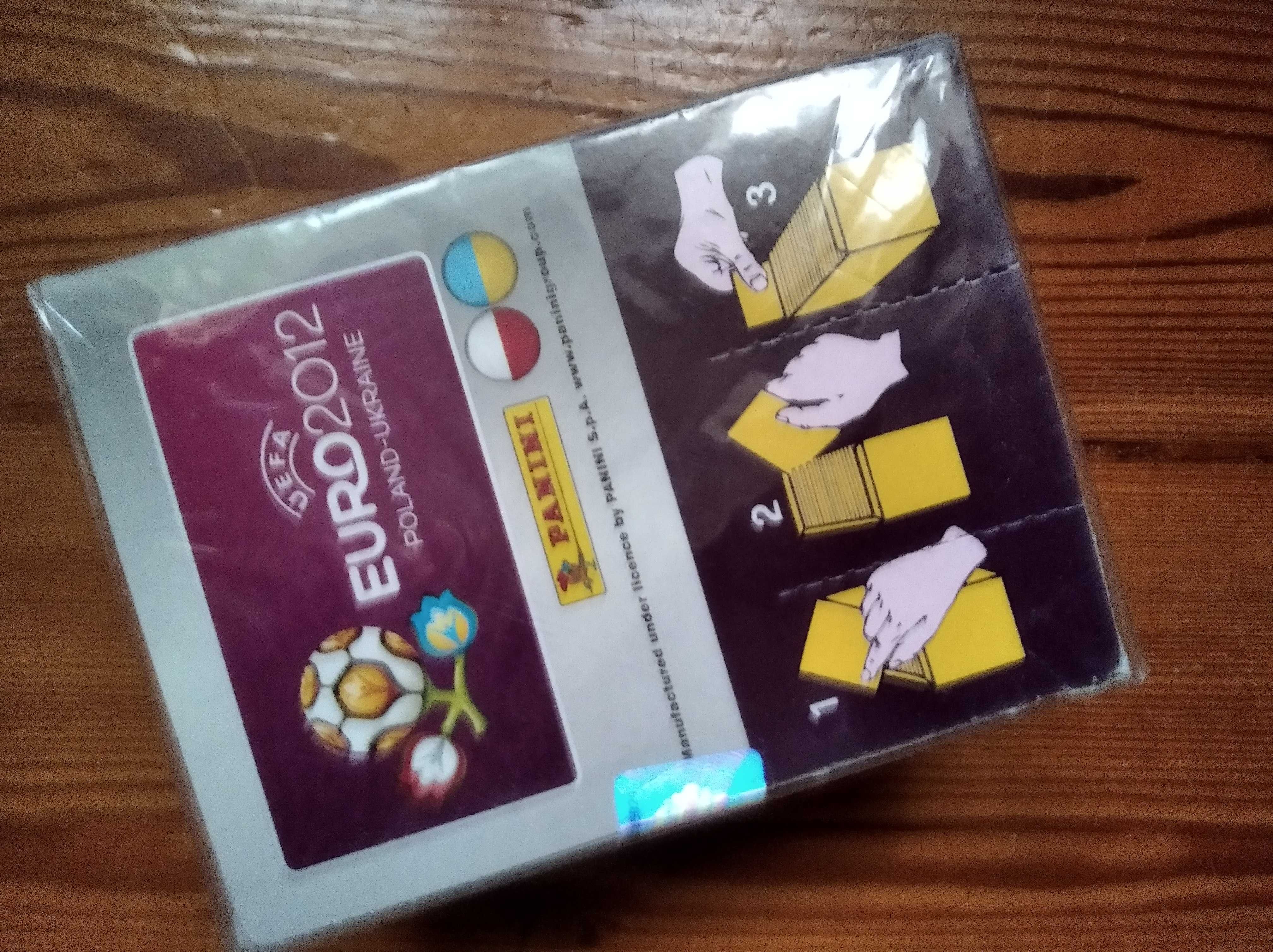 Panini Euro 2012 Polska box 100 saszetek, saszetki naklejki nowy folia
