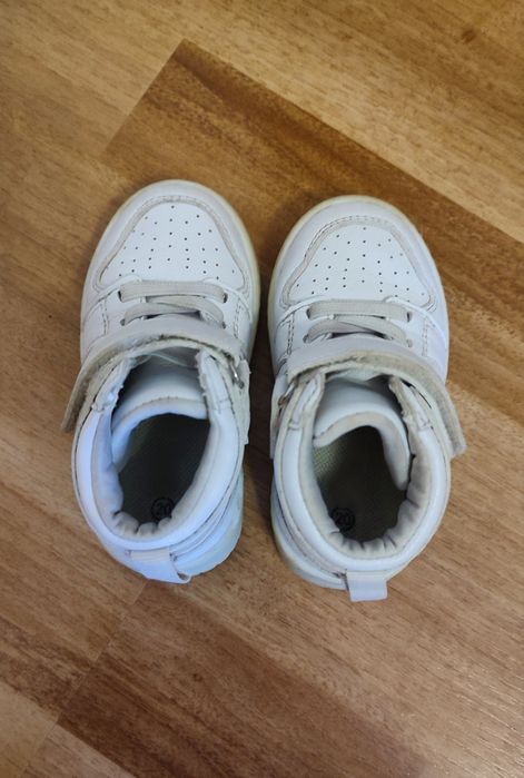 Кросівки хайтопи унісекс білі Apawwa