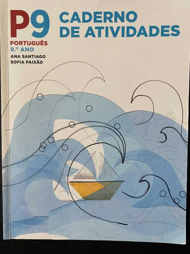 Manuais escolares e cadernos de atividades do 9° ano