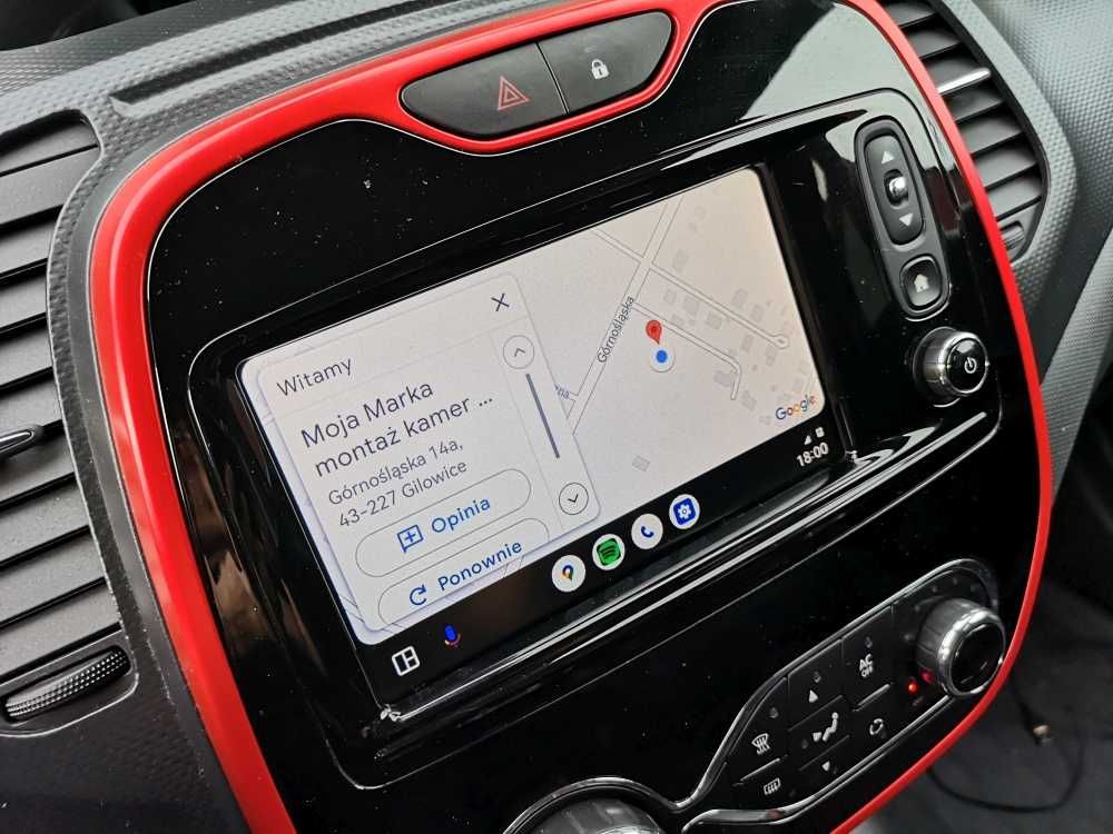 Kamera cofania Renault nawigacja medianav lub rlink1 rlink montaż