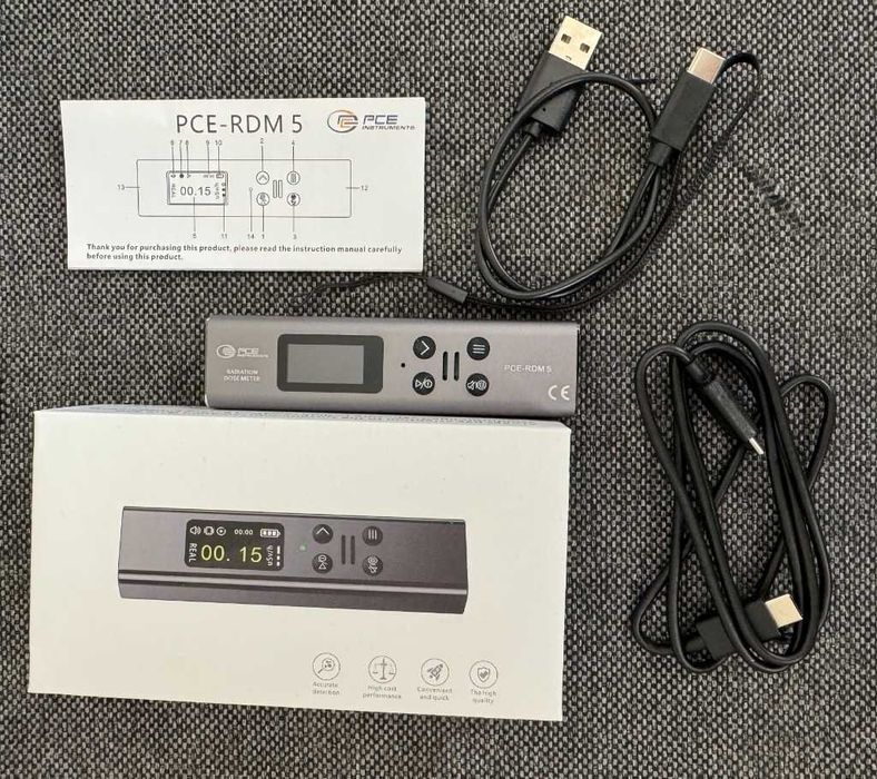 PCE Instruments licznik Geigera-Müllera