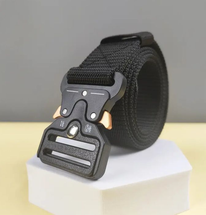 Розпродаж! Чоловічий туристичний ремінь Fralu 125 см Чорний