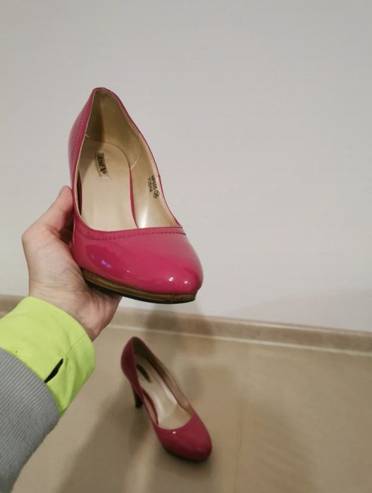 Czółenka, kolor fuksja