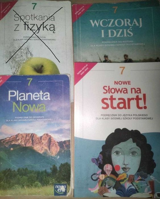 Podręczniki widocznie używane! Poziom 7, zestaw 8+2 czyste ćwiczenia