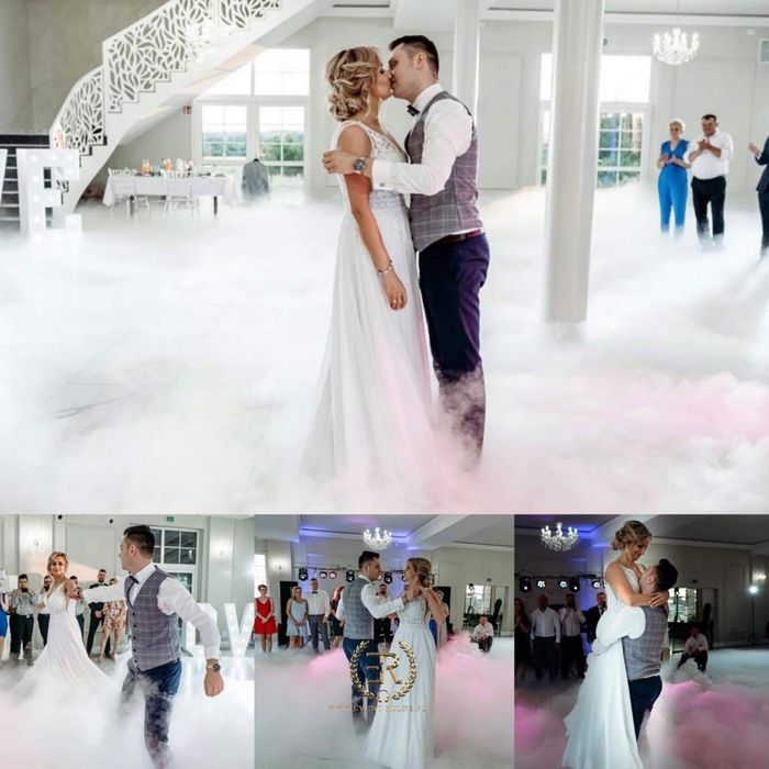 Fotobudka dym napis led miny dymne Bańki, Iskry, Dj, gwiaździste niebo