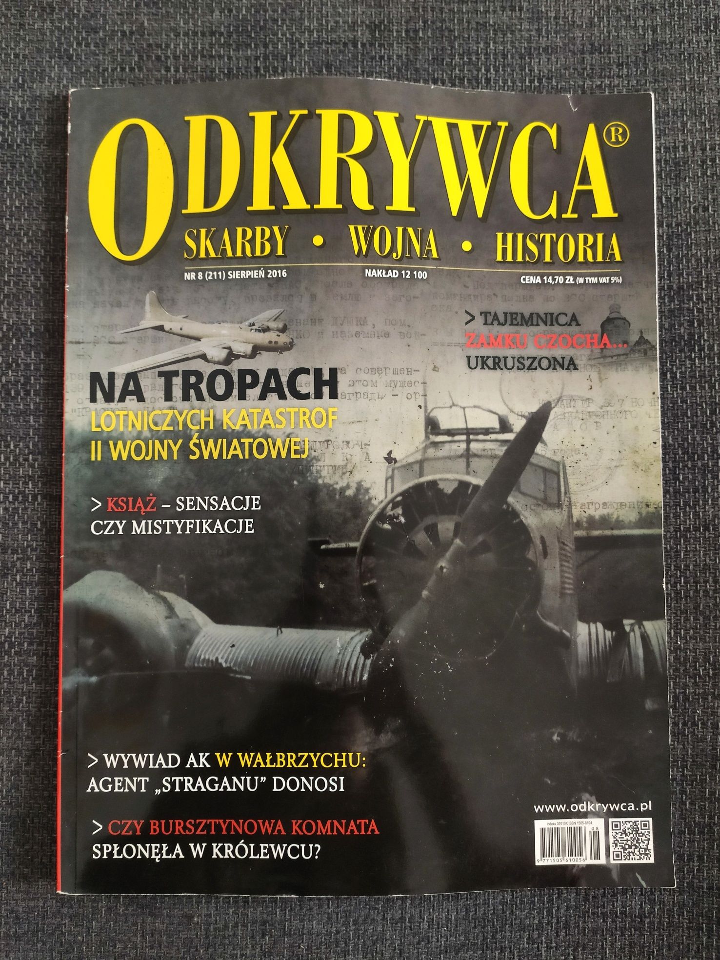 Odkrywca skarby, wojny, historia NR 8 (211) Sierpień 2016