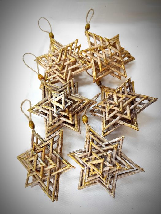 Ялинкові іграшки з паперової лози (набір)