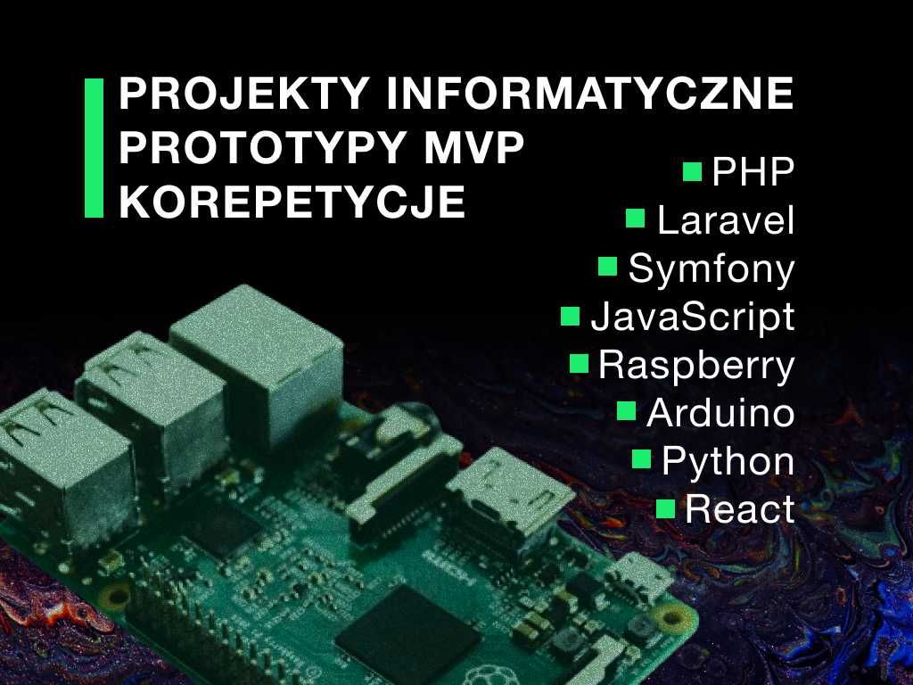 PHP/Laravel/JS/Python i inne - projekty i korepetycje