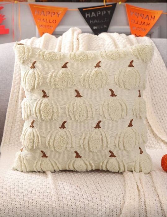 Zestaw 2 poszewek w dynie 45x45 cm