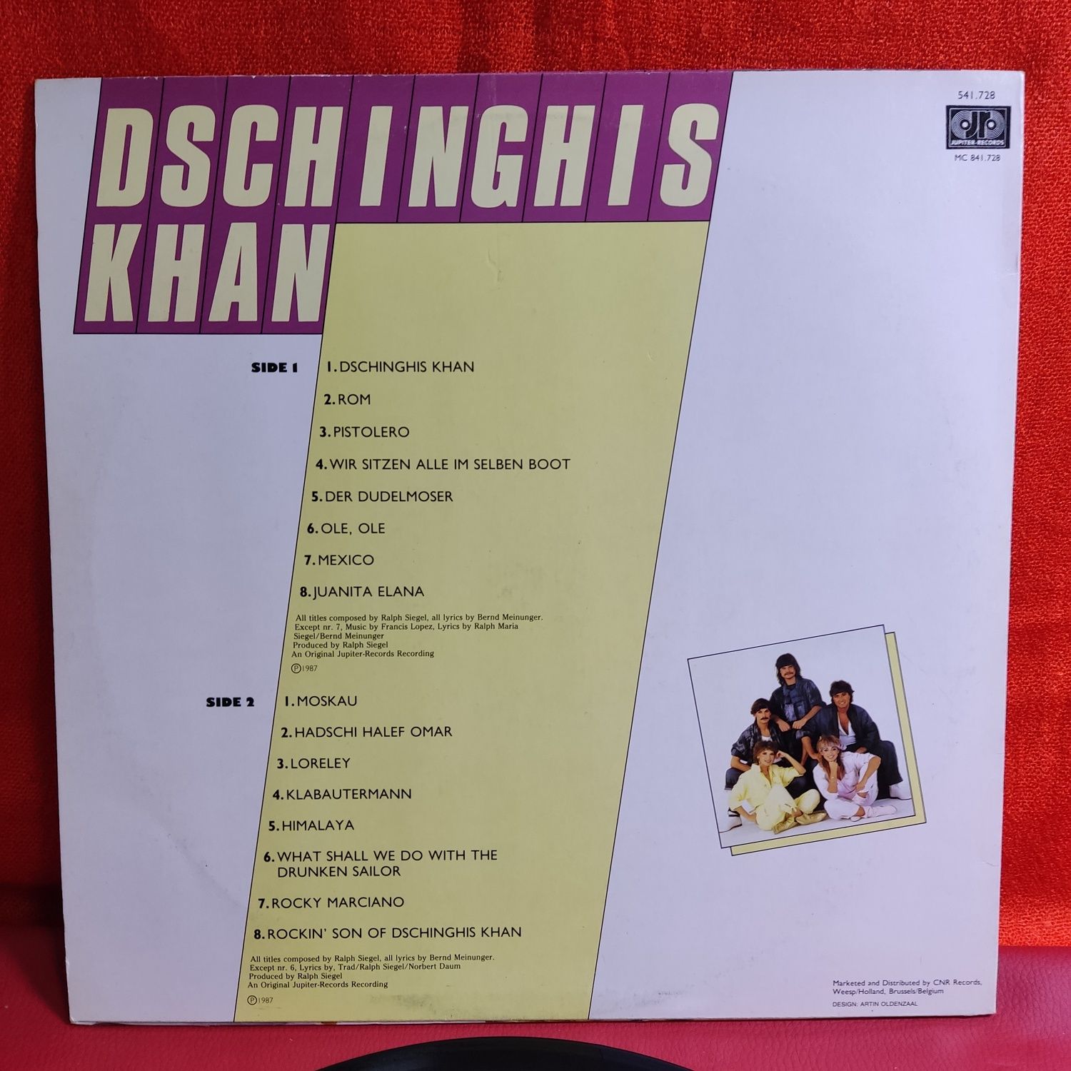 Dschinghis Khan - Оригінальні вінілові платівки.1979/80/81/87.