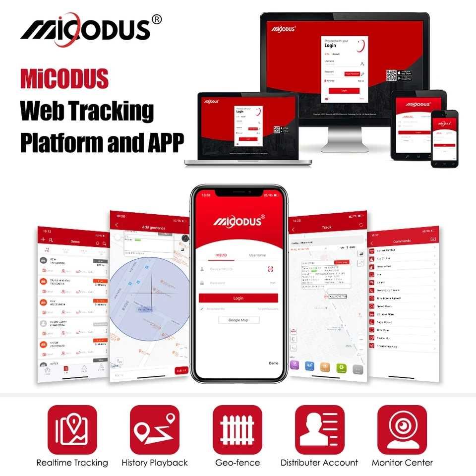 Podsłuch Lokalizator GPS Mikrofon Złącze OBD Micodus MV66