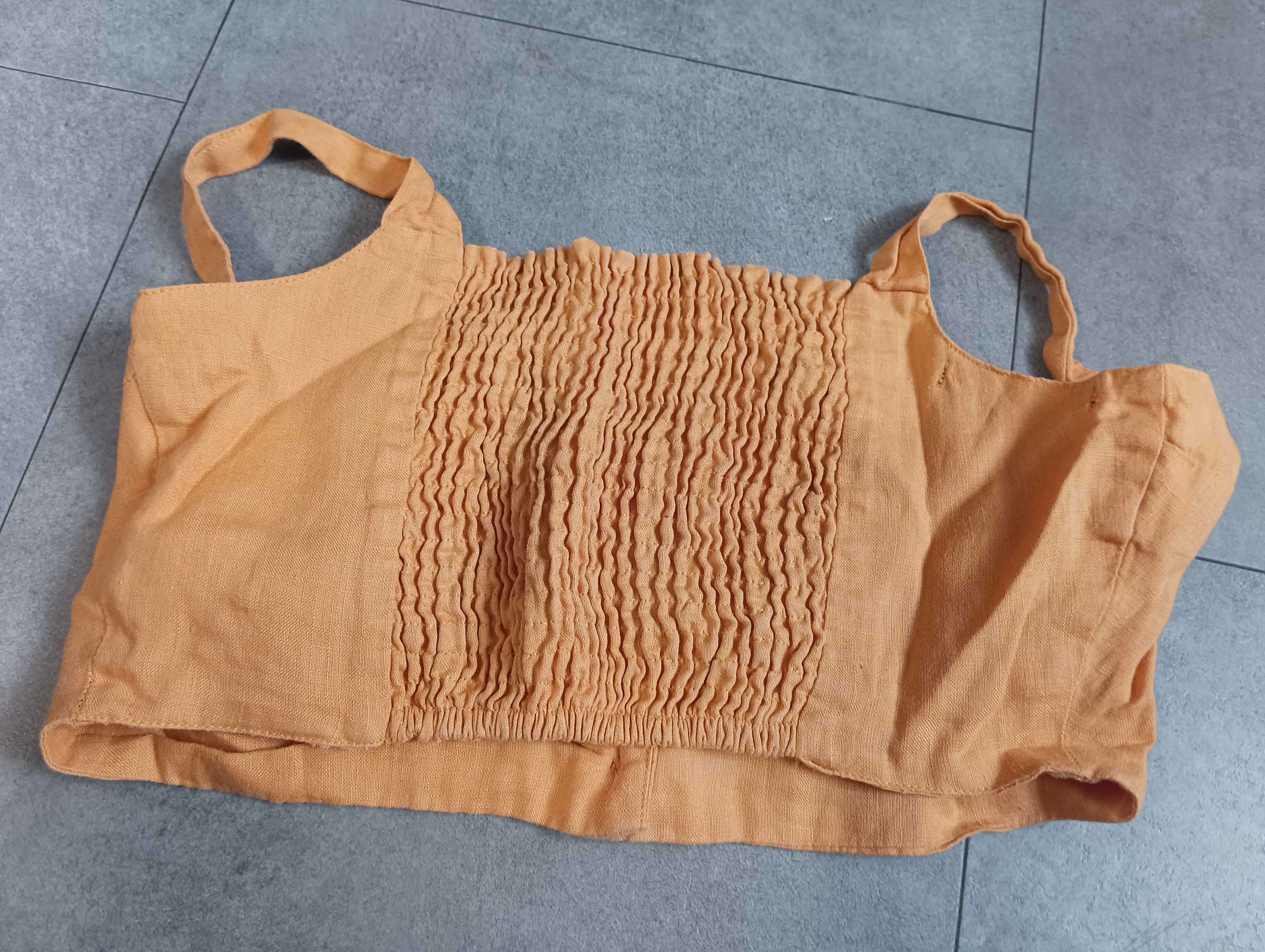 Crop top damski  na ramiączkach
