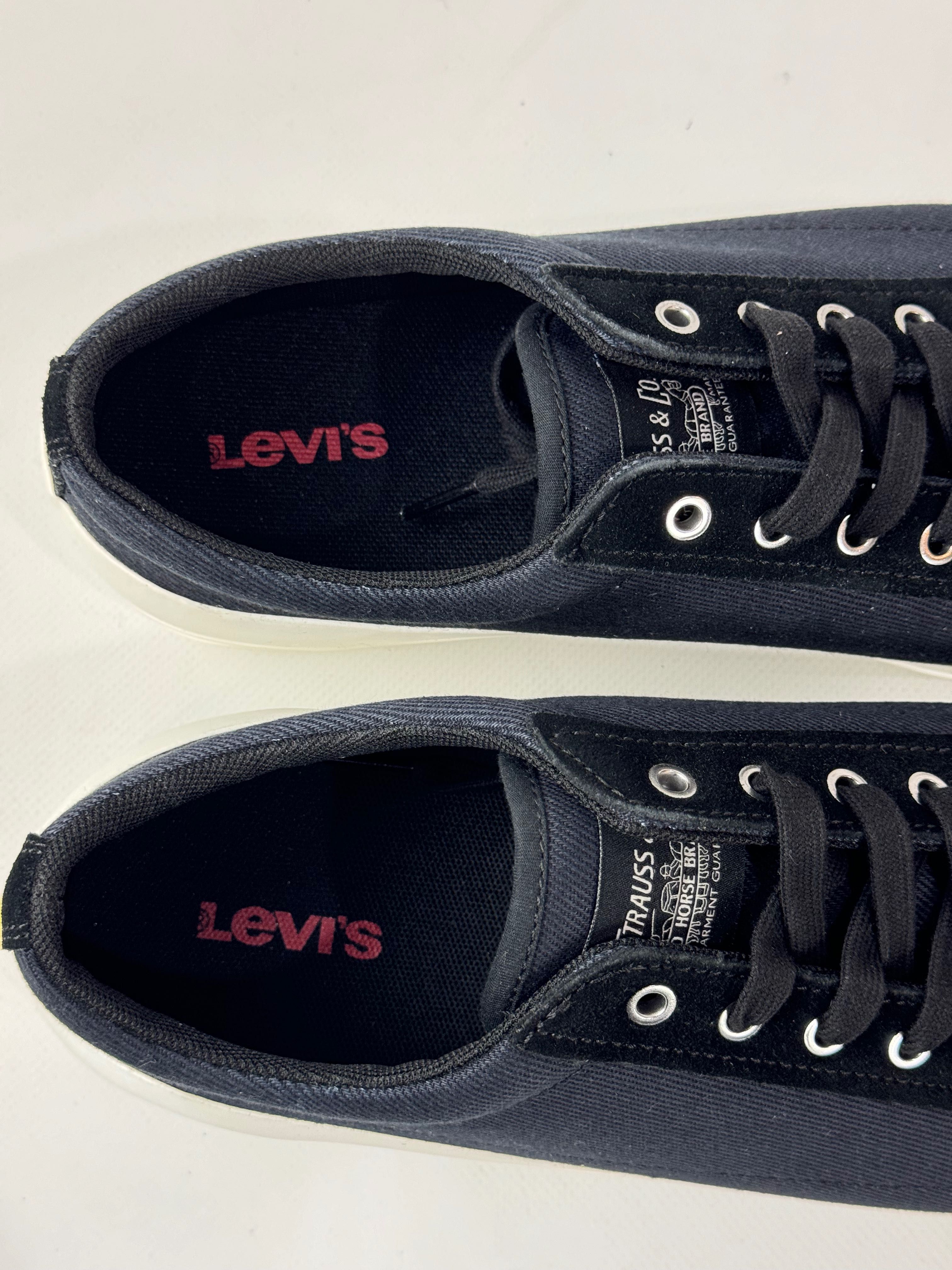 Чоловічі текстильні кросівки кеди Levi's 46,5 розмір