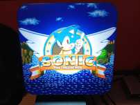 Sonic candeeiro 3d