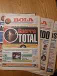 Jornais antigos a bola