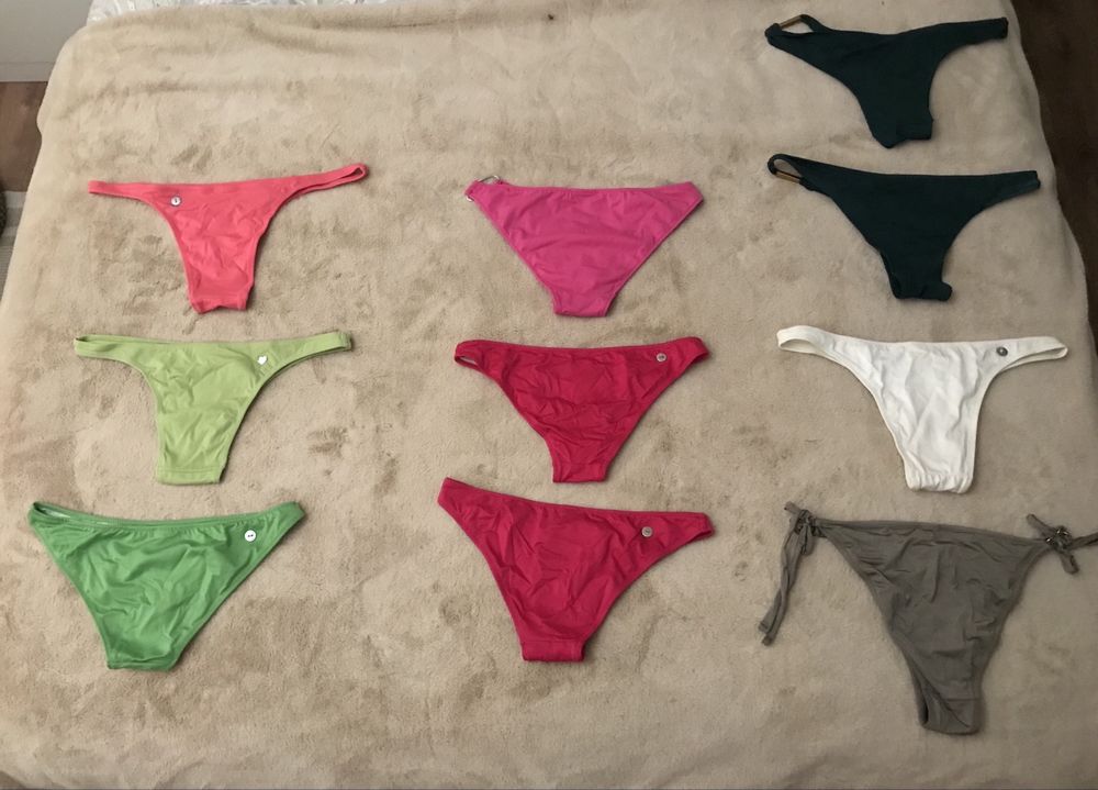 Partes de baixo de bikini -alguns NOVOS com etiqueta-tamanhos S
