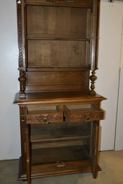 kredens eklektyczny .1910 . dąb