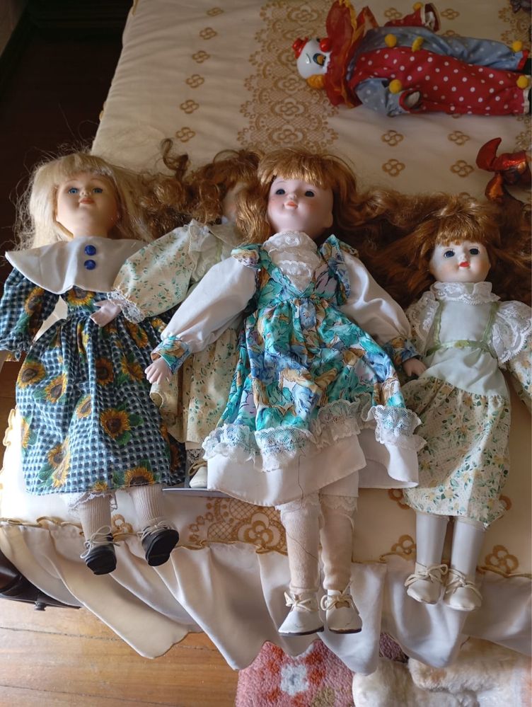 Coleção de pierrot antiga em loica