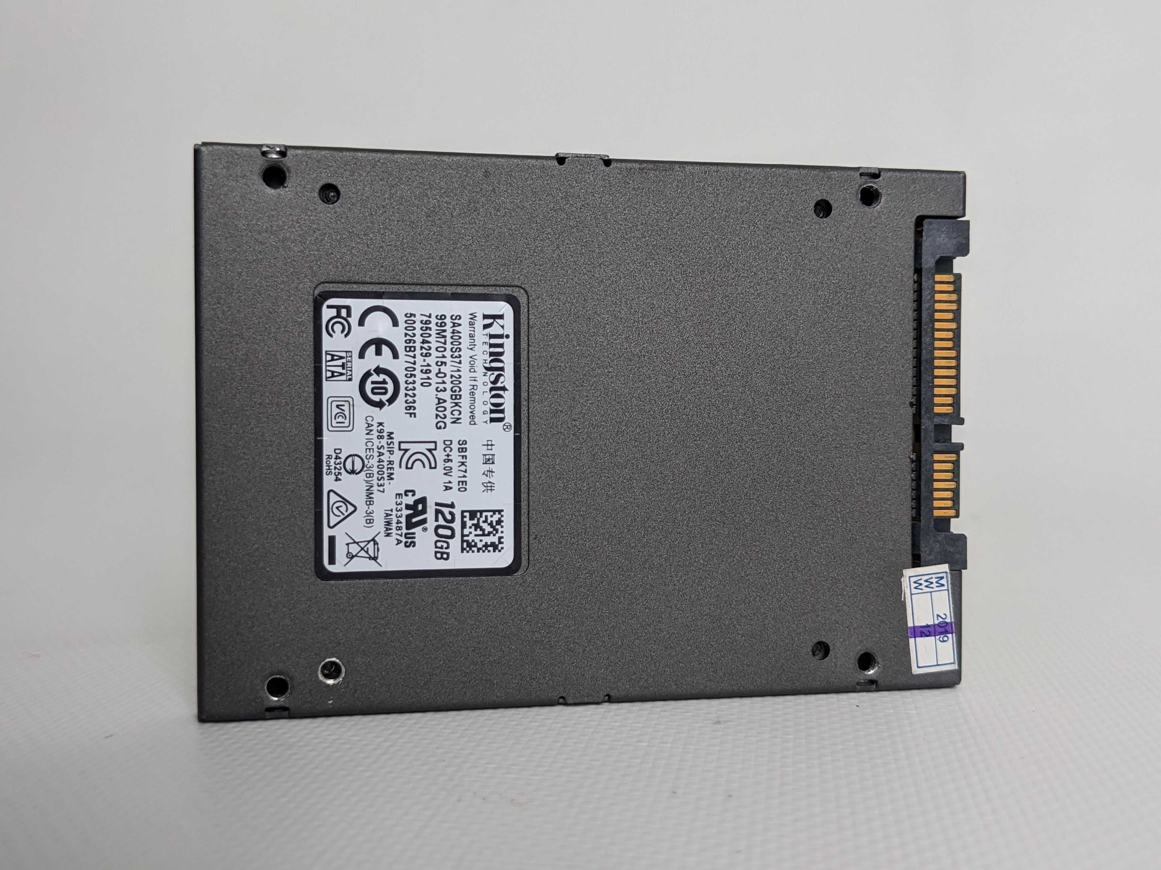 Жорсткий твердотільний диск SSD 120GB 2.5" SATA III SA400S37/120G
