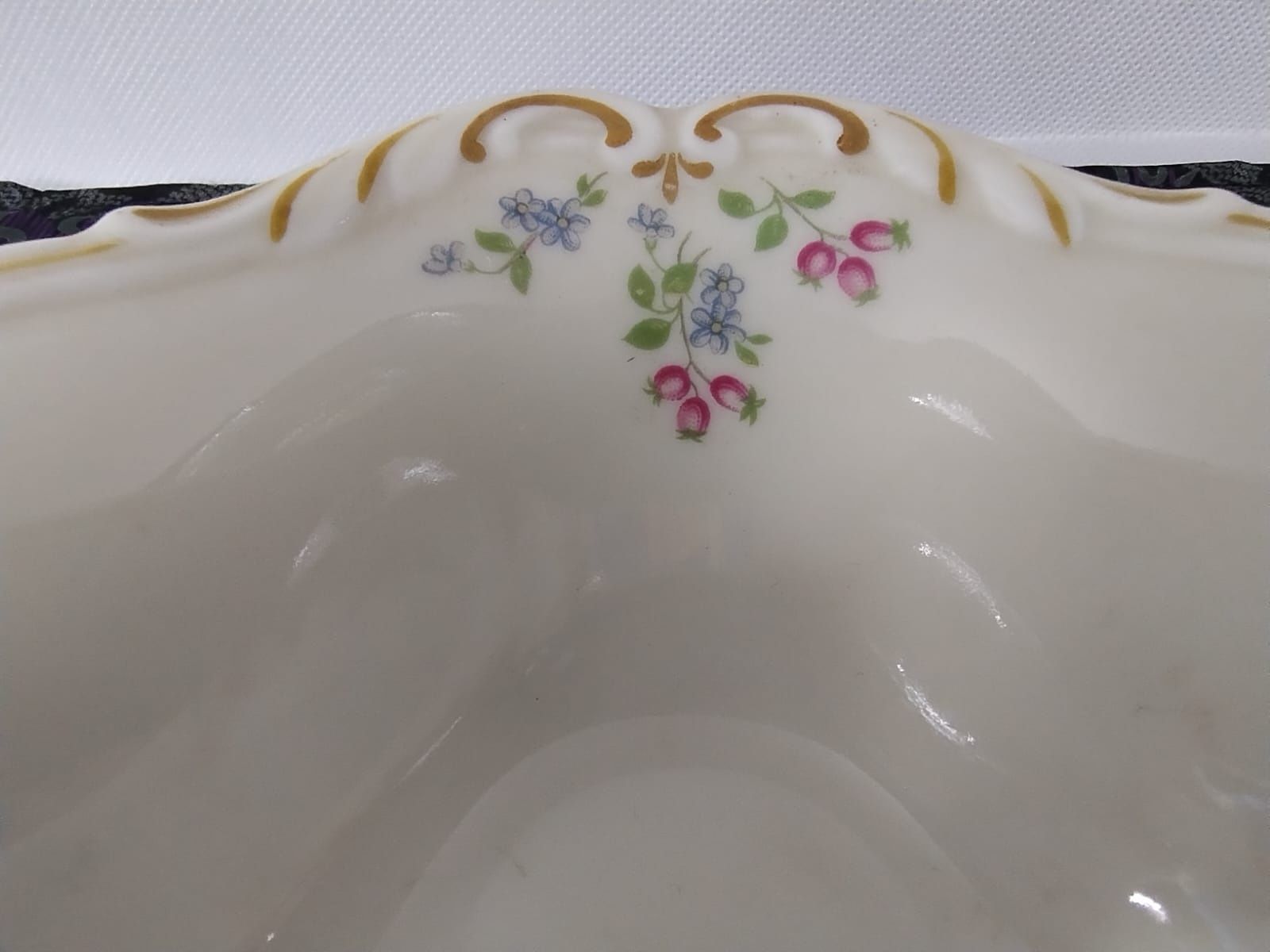 Duża miska kwadratowa z porcelany