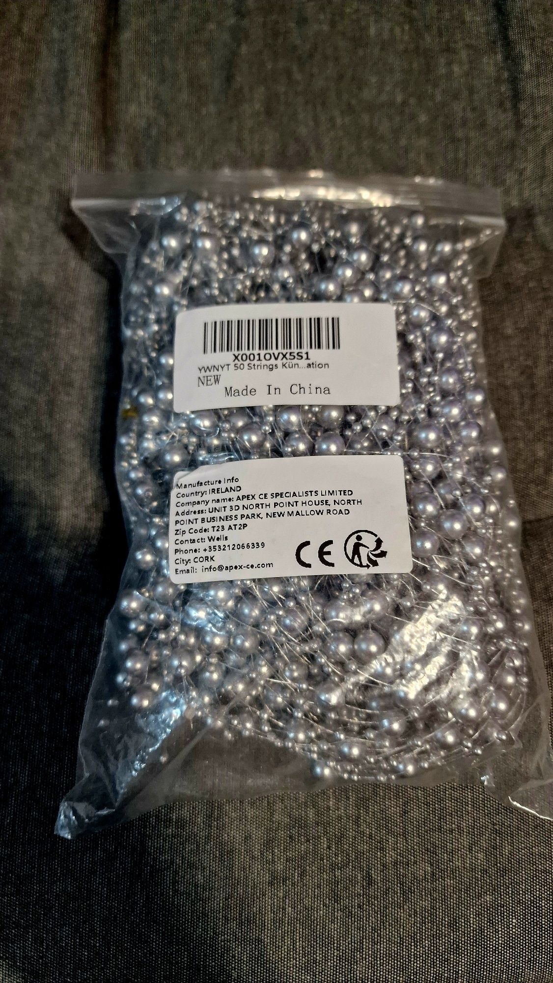 Perełki na Żyłce Piękna Ozdoba Nowe Tanio !