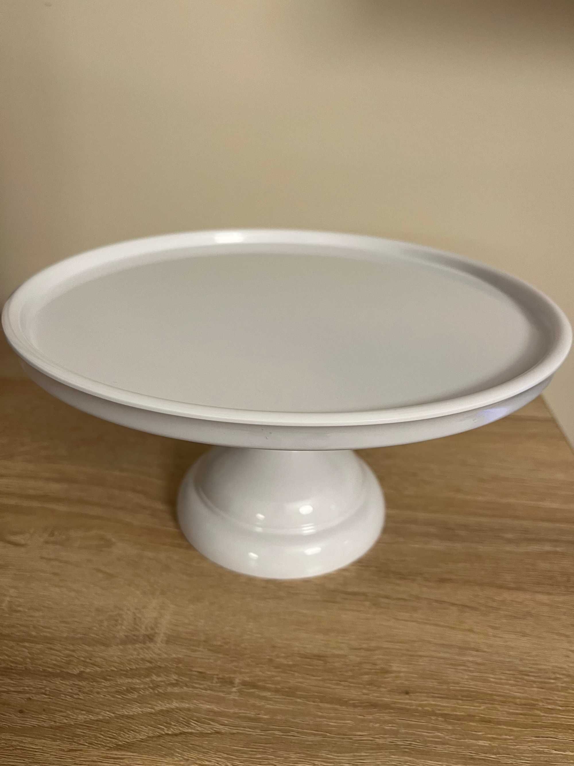 patera - Cake Stand - A Little Lovely Company - 23,5 cm - róż i biały