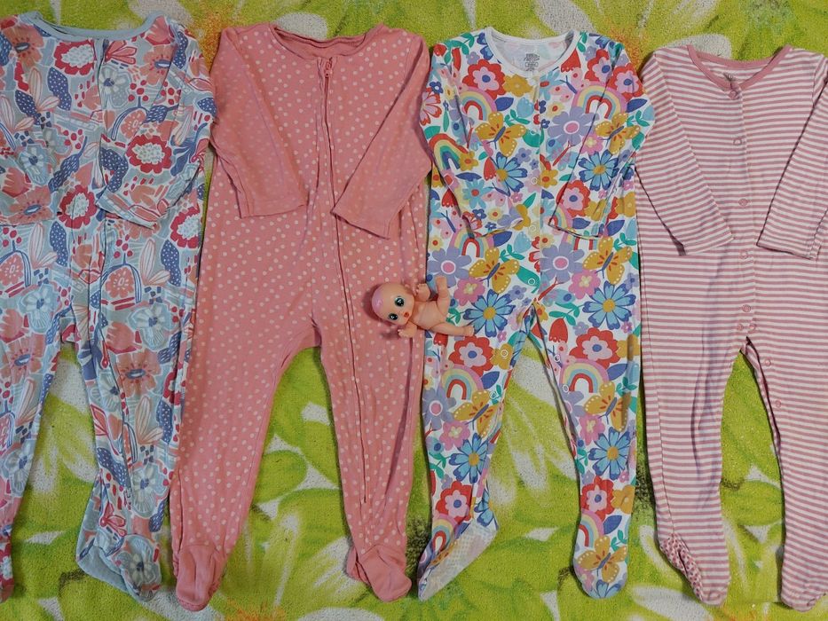 Чоловічок/человечек ХБ (ПАКЕТ 4 шт) 12 - 18 міс (80 - 86 см)