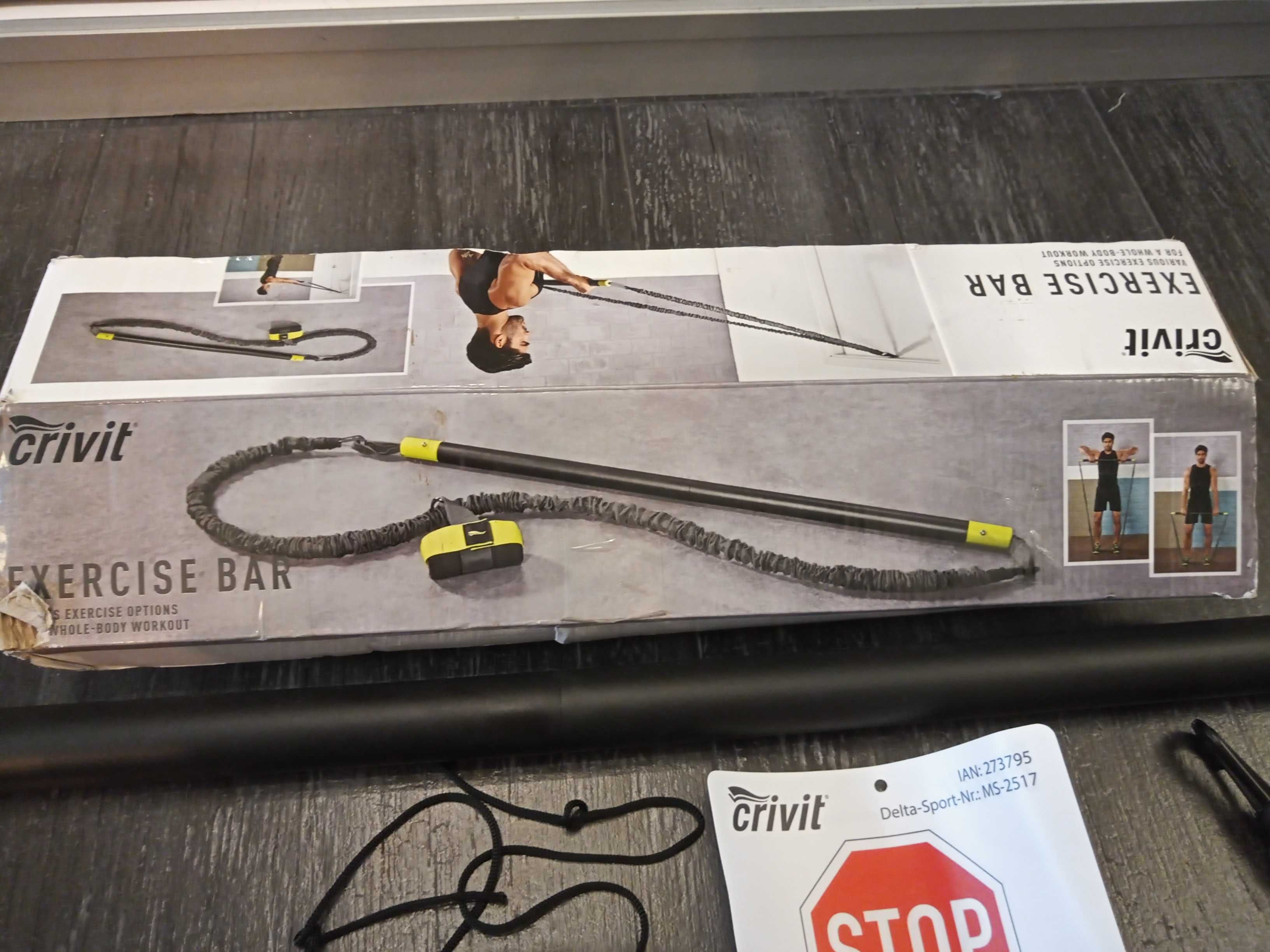 Sprzedam drążek z taśmą do ćwiczeń CRIVIT (lidl)