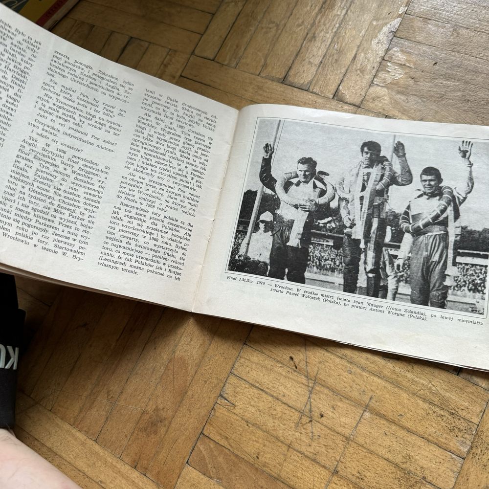 Program żużel wrocław 1971 mistrzostwa świata broszura