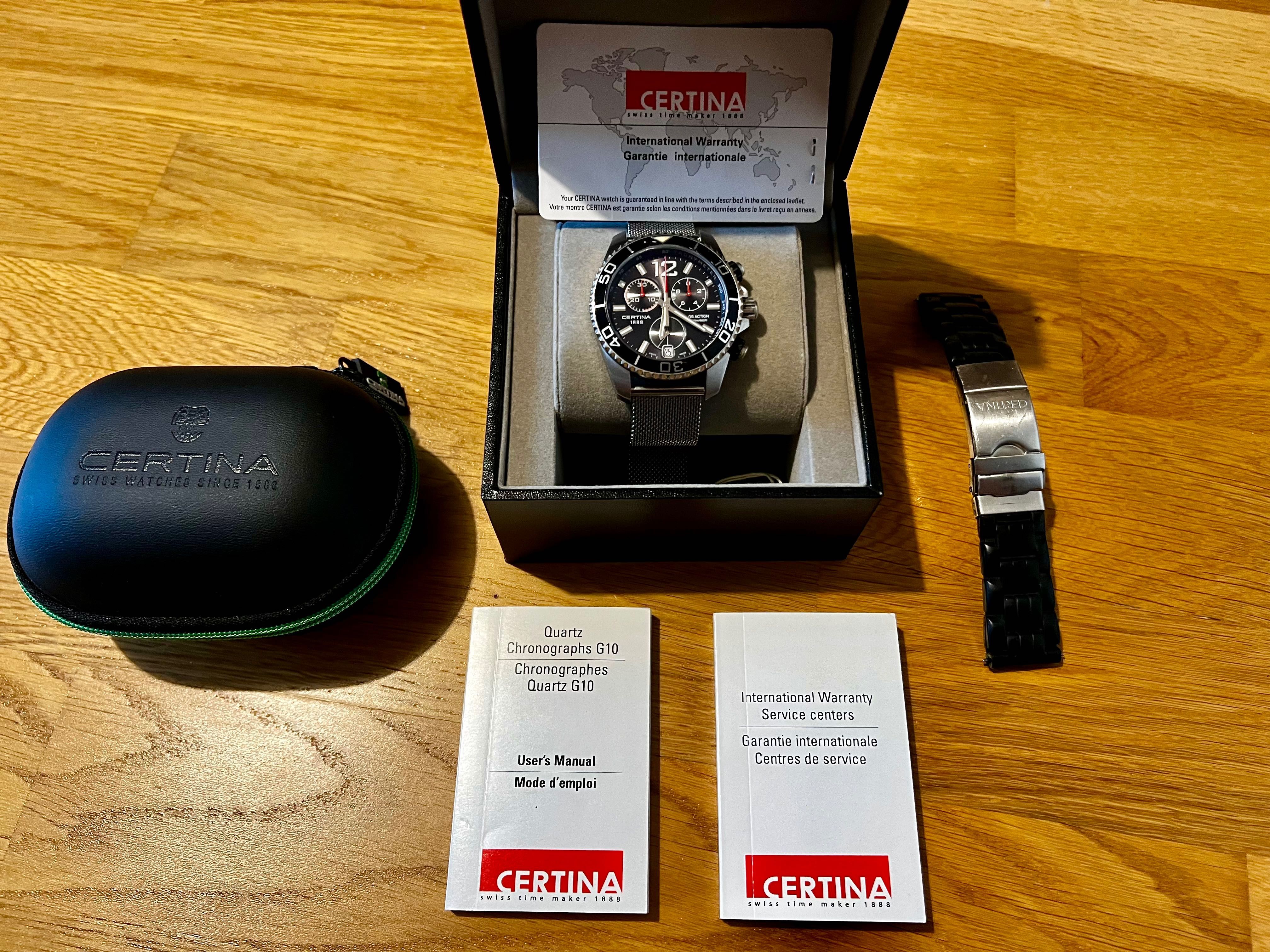 Zegarek Certina DS action chronograf