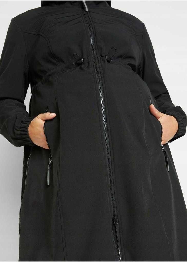 Kurtka Ciążowa Softshell z wstawką Niemowlęcą r.38