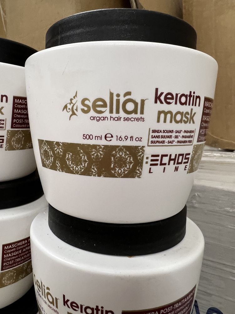 Кератинова маска для волосся Echosline Seliar keratin mask