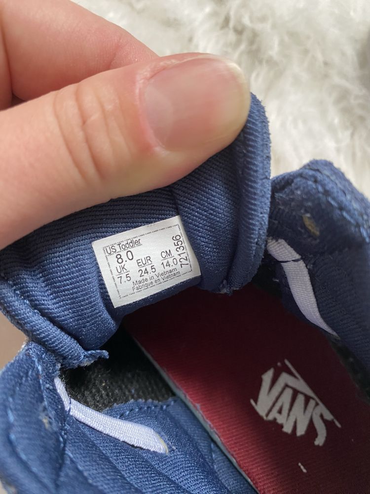 Кеди Vans на хлопчика