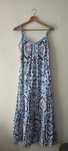 M&S Indigo letnia sukienka maxi w stylu boho w etniczne wzory