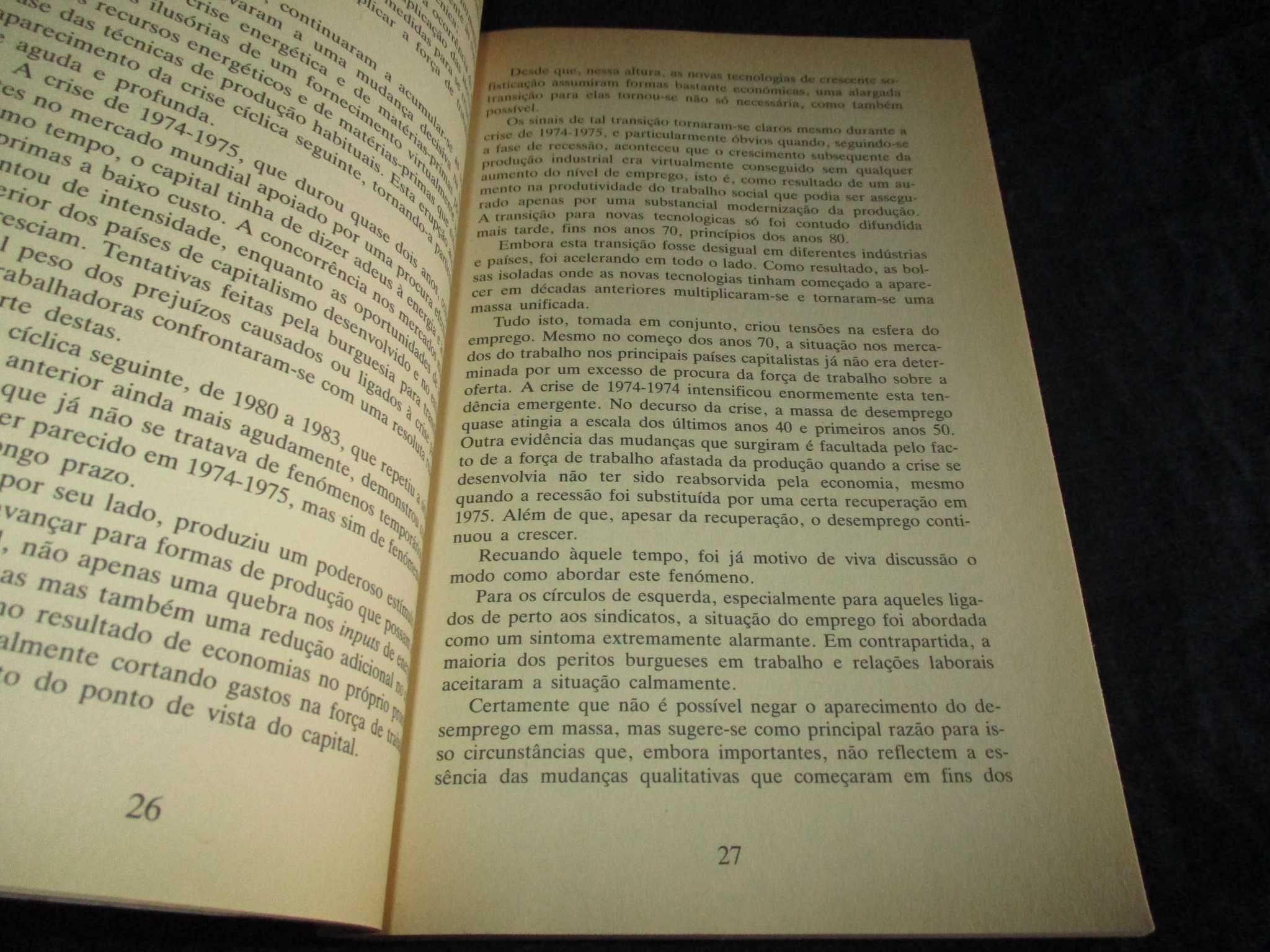 Livro O Capitalismo a Revolução Tecnológica e a Classe Operária