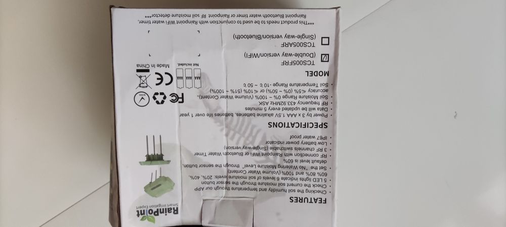 Nowy czujnik wilgotności i temperatury gleby