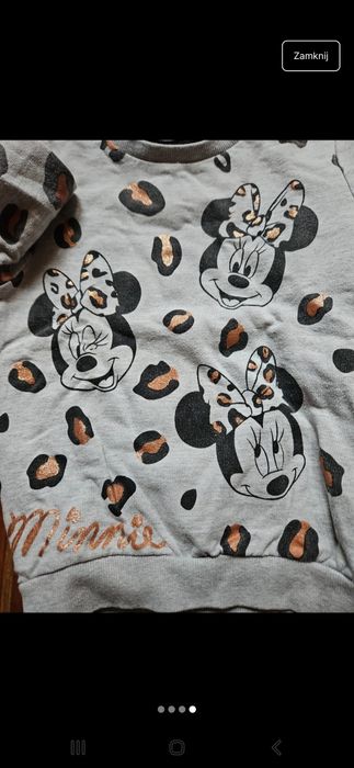 Bluza dziewczęca z Myszką Minnie