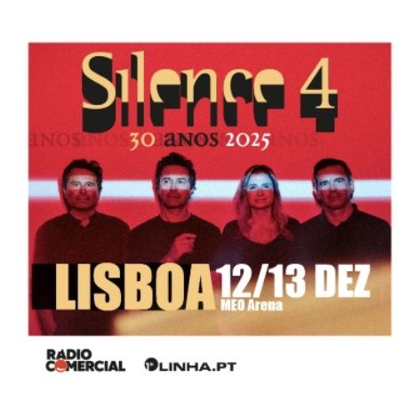 2 Bilhetes para concerto dos Silence4, Lisboa