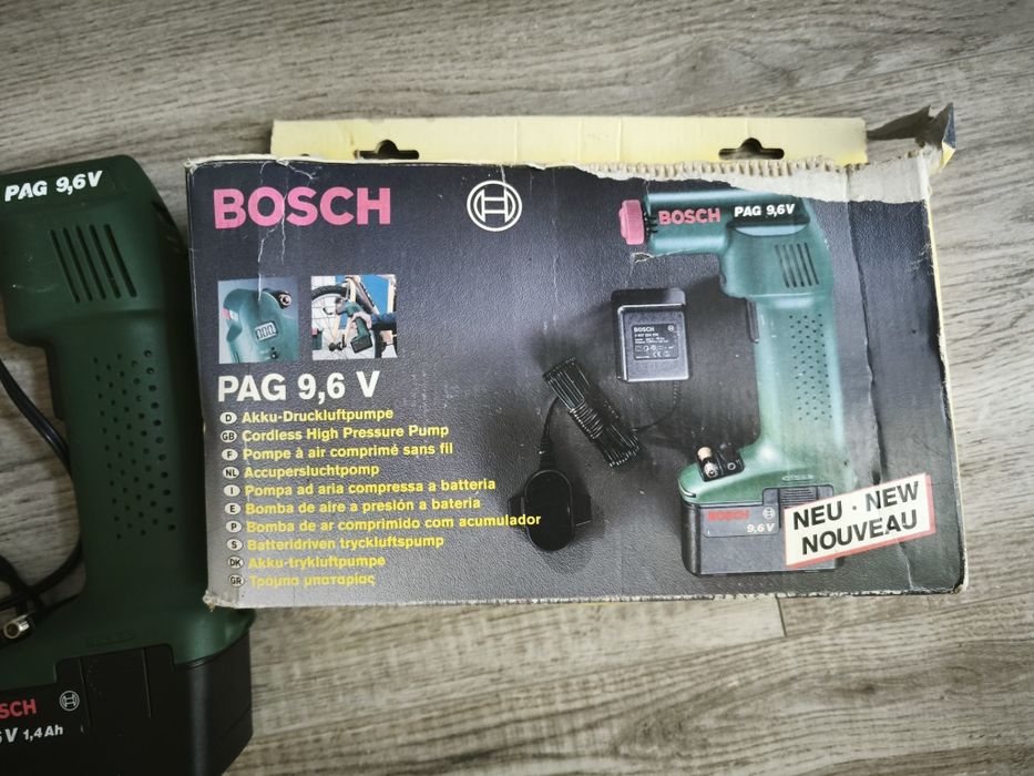 Akumulatorowy kompresor Bosch PAG 9.6V