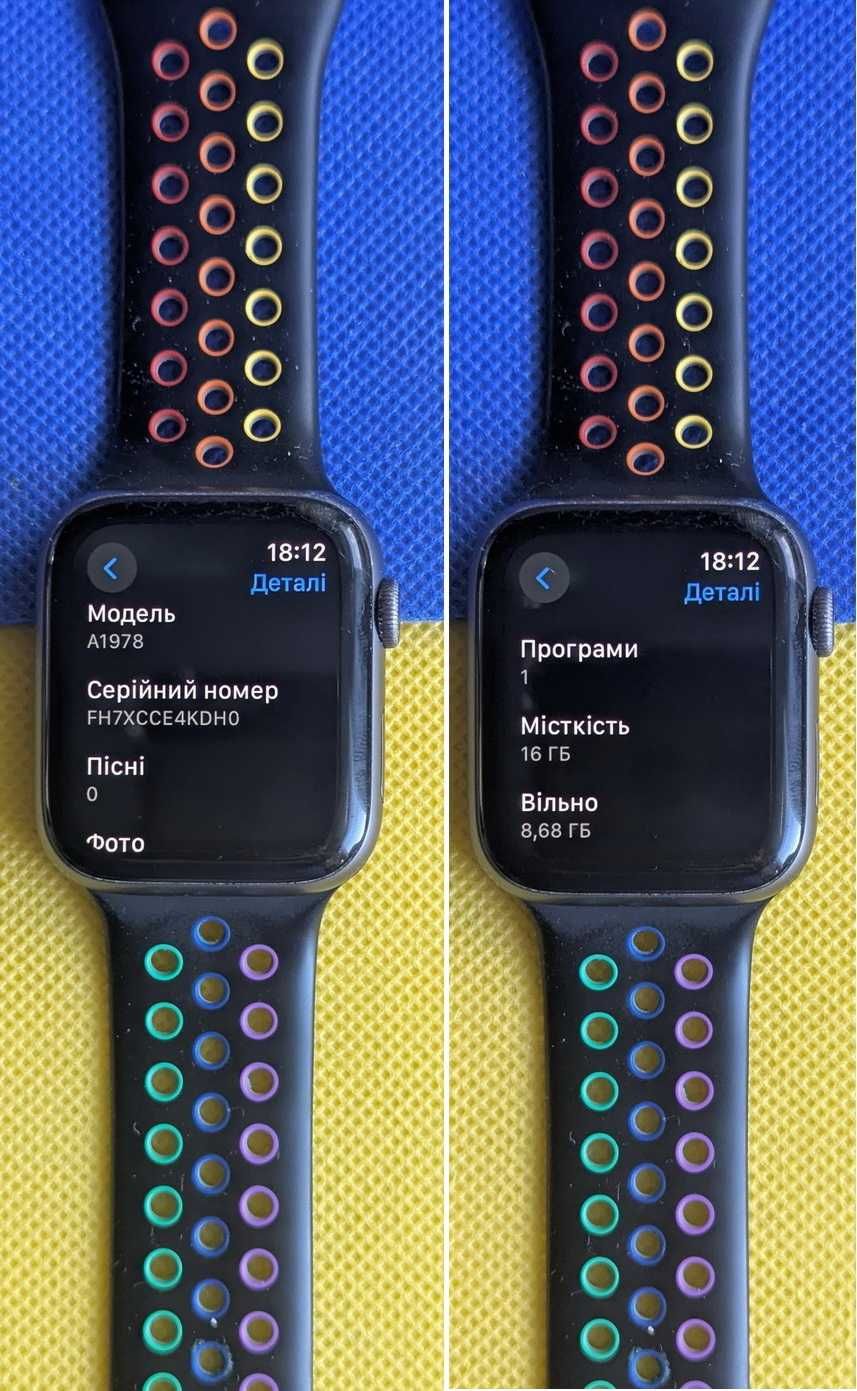 все працює з США Apple Watch 4 44 space gray в оригінальному стані