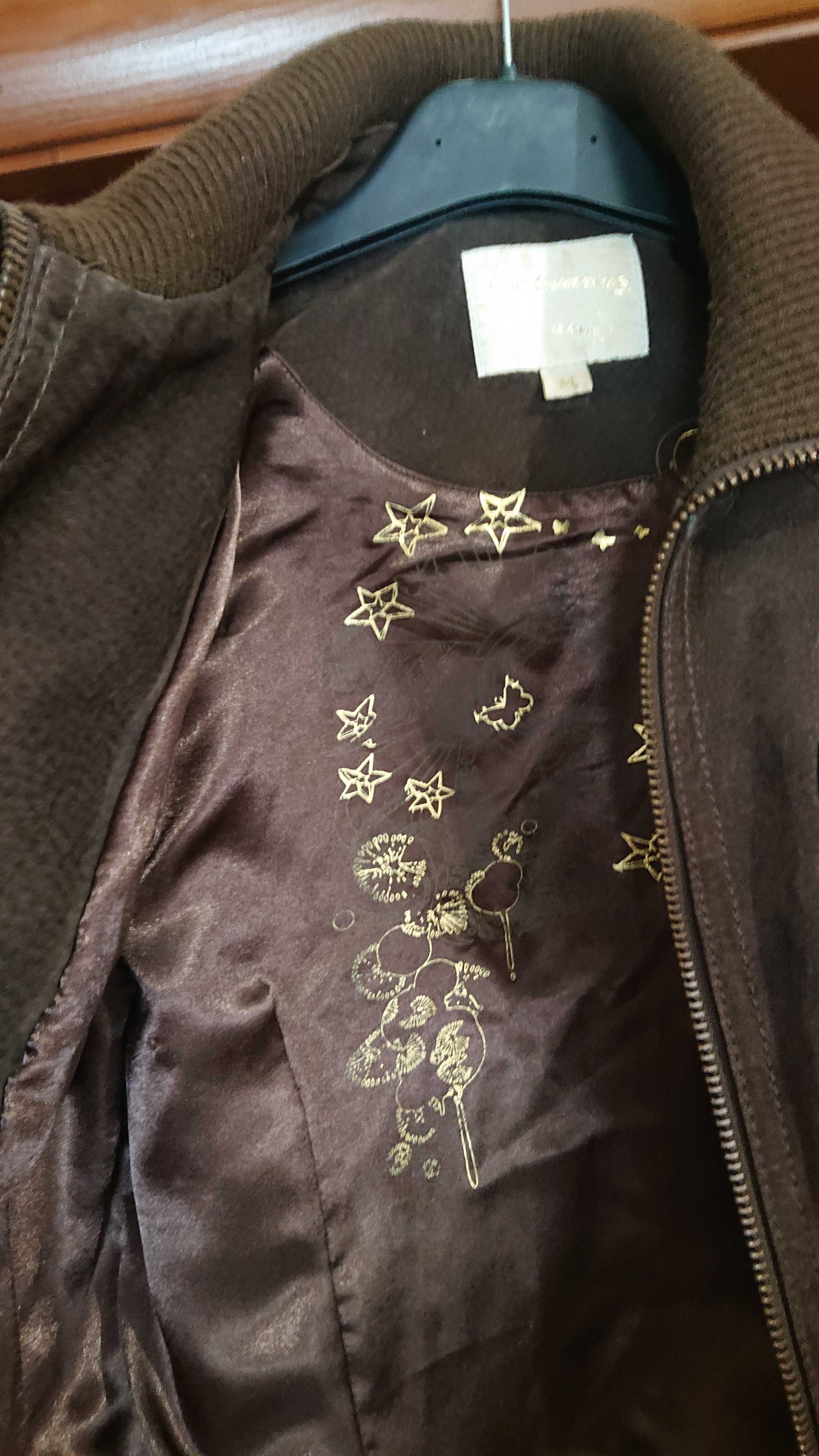 Куртка кожанная женская, M размер, отличное сост