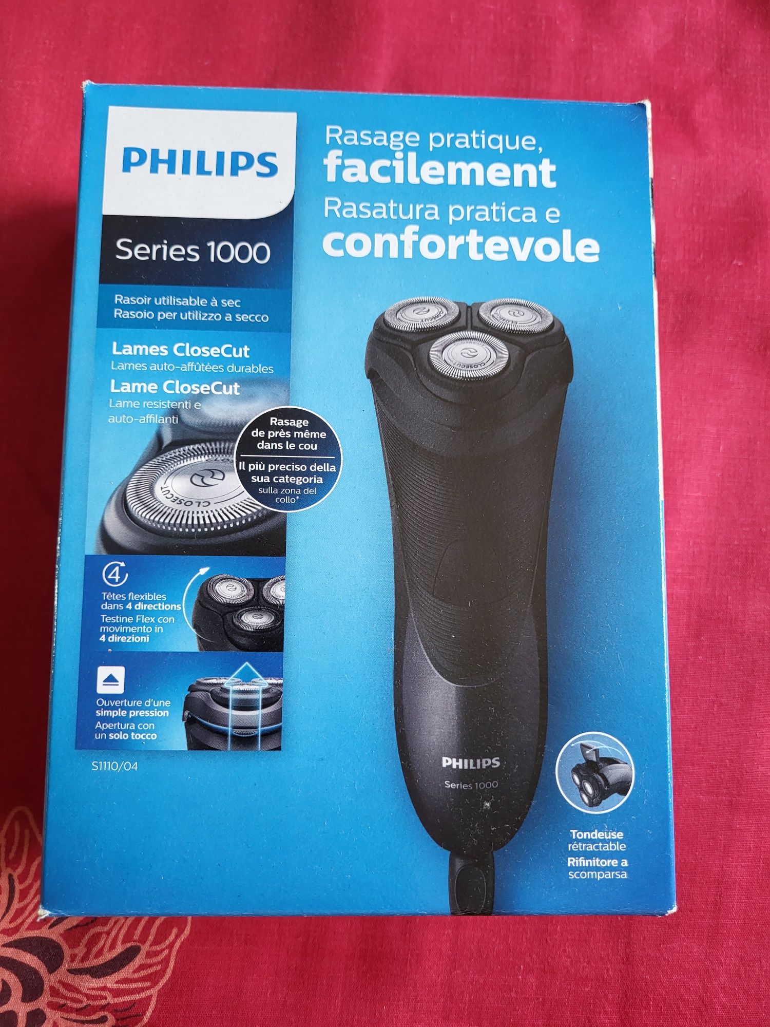 Máquina barbear Philips serie 1000