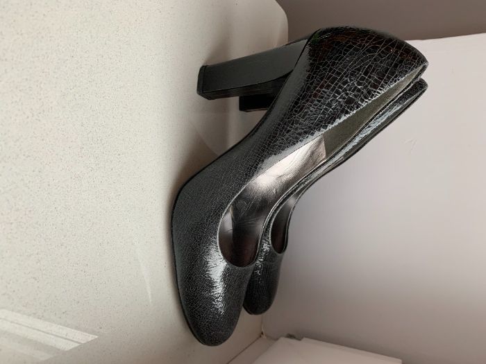 Buty szpilki czółenka wysoki gruby wygodny obcas GINO ROSSI 39,5