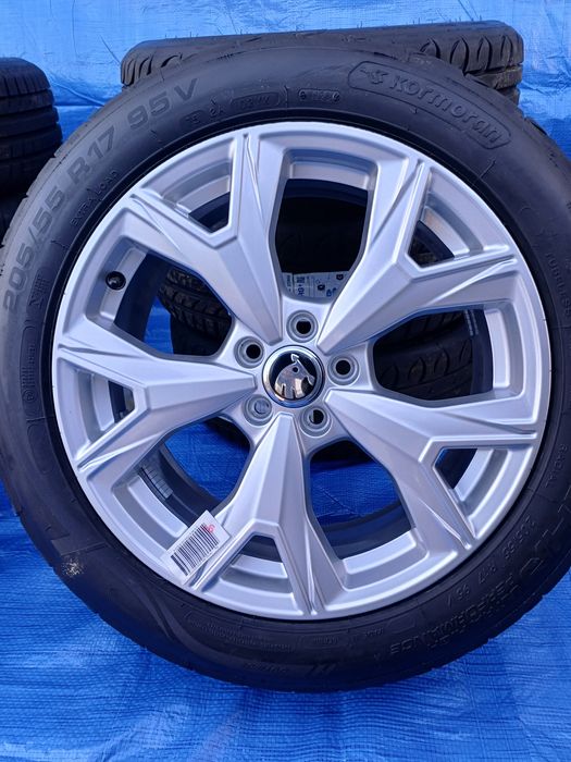 Nowe koła alu 17cali Skoda Kamiq 205/55/17 Kormoran lato.