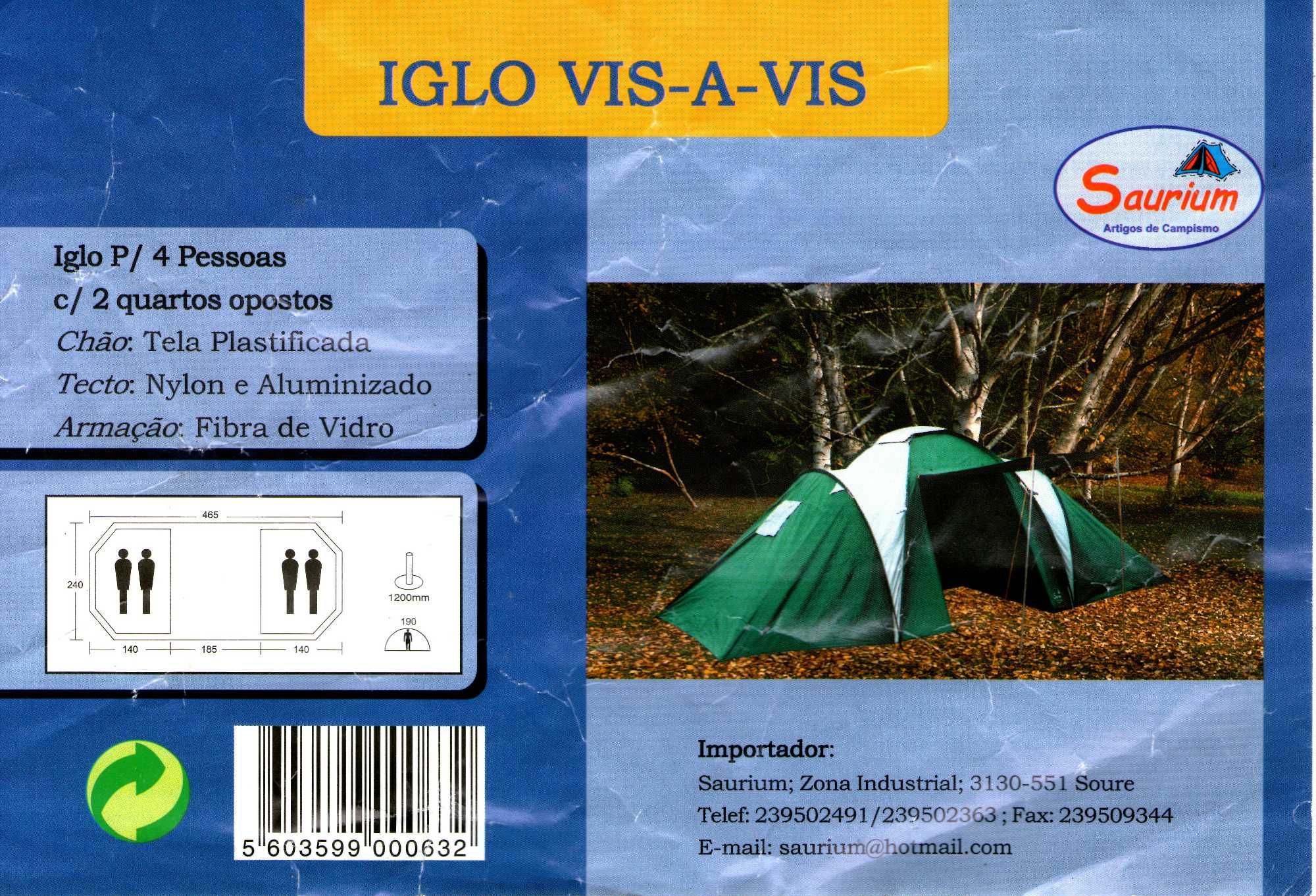 Tenda de Campismo Familiar